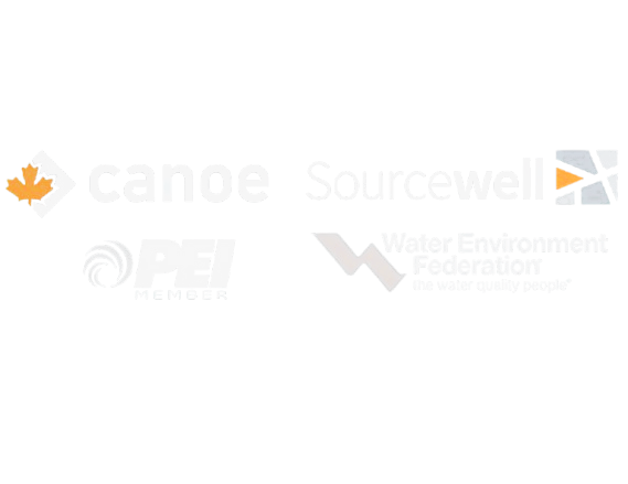 Affiliated logos in white